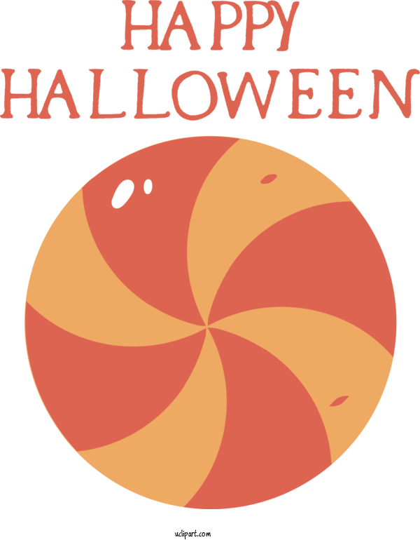 Free Holidays Logo Circle Design For Halloween Clipart Transparent Background