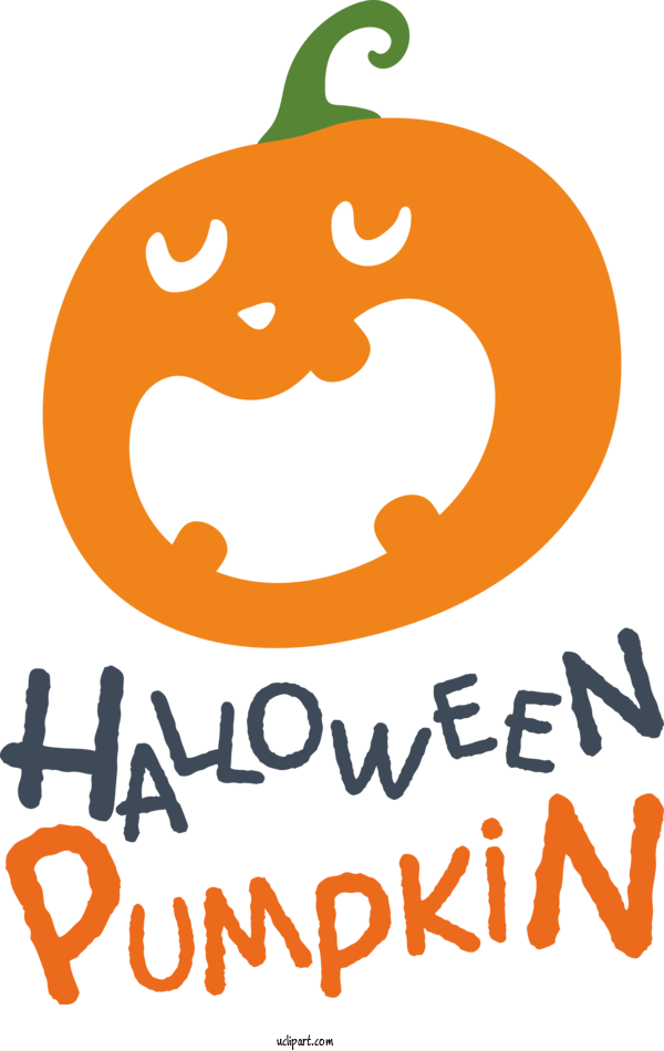 Free Holidays Line Logo Happiness For Halloween Clipart Transparent Background