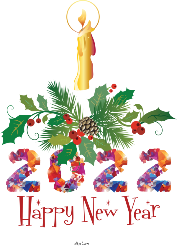 Free Holidays Nouvel An 2022 Christmas Day New Year For New Year 2022 Clipart Transparent Background