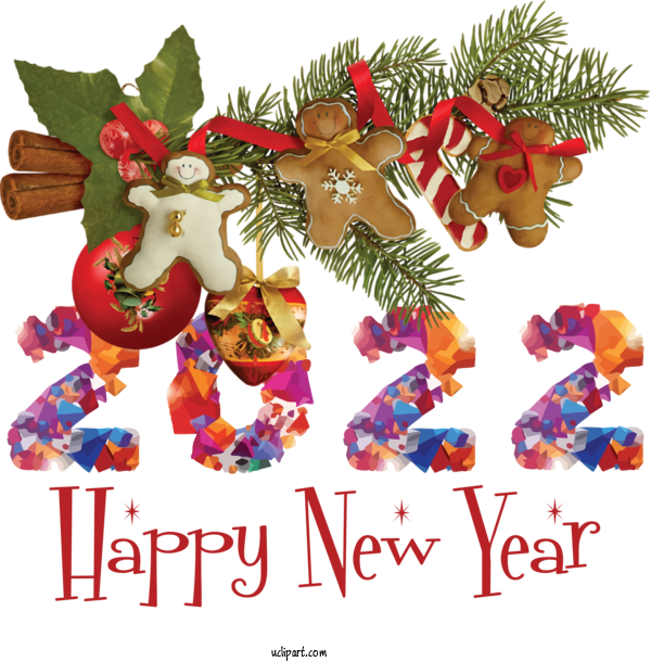 Free Holidays Christmas Day PAR 2022 New Year For New Year 2022 Clipart Transparent Background