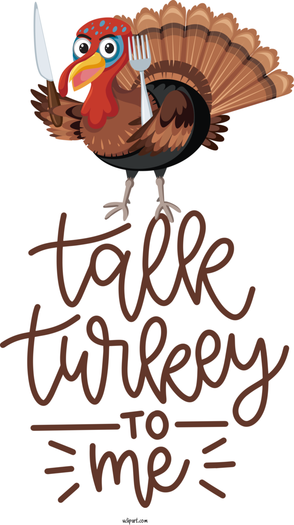 Free Holidays Landfowl Chicken Logo For Thanksgiving Clipart Transparent Background