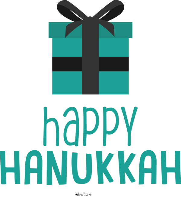 Free Holidays Design Logo Green For Hanukkah Clipart Transparent Background