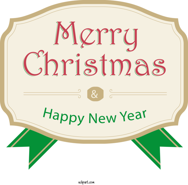 Free Holidays Logo Line Sign For Christmas Clipart Transparent Background