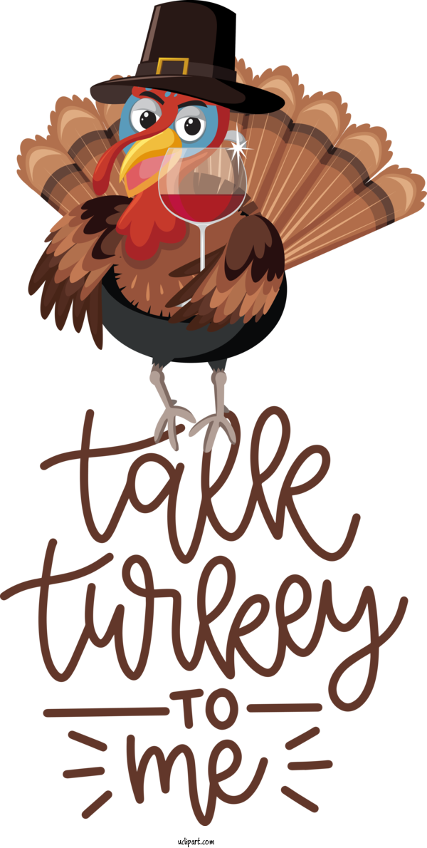 Free Holidays Turkey  Design For Thanksgiving Clipart Transparent Background