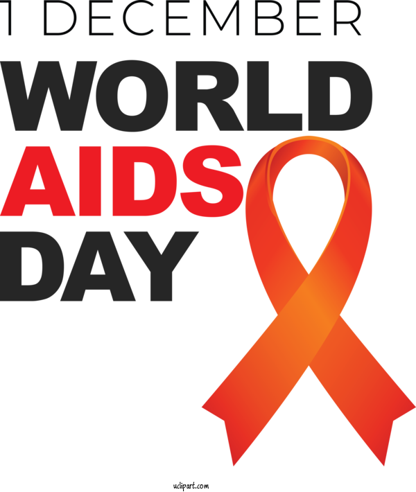 Free Holidays Design Logo Symbol For World AIDS Day Clipart Transparent Background