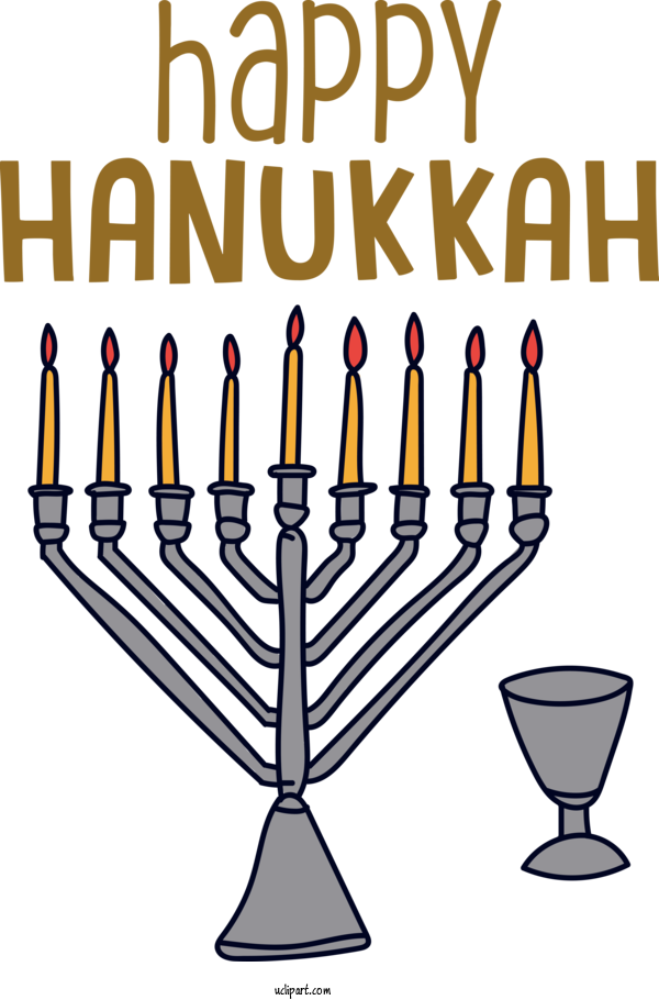 Free Holidays Hanukkah Hanukkah Menorah Dreidel For Hanukkah Clipart Transparent Background