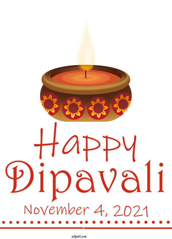Free Holidays Design Lighting Wax For Diwali Clipart Transparent Background