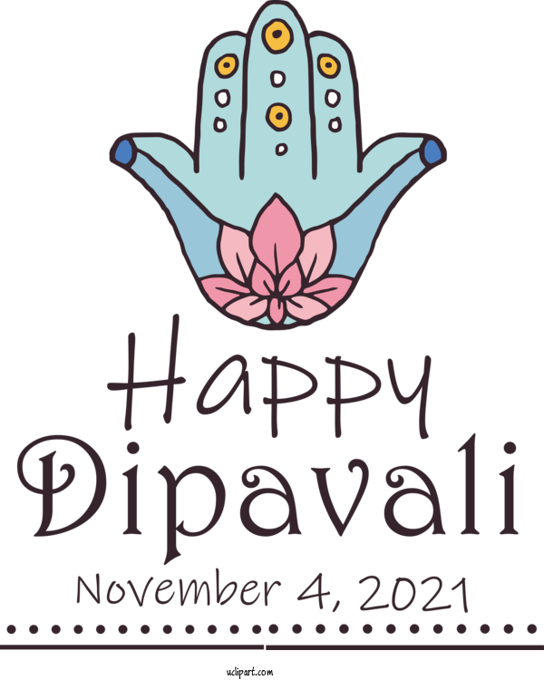 Free Holidays Logo Flower Line For Diwali Clipart Transparent Background