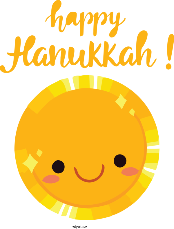Free Holidays Smiley Emoticon Line For Hanukkah Clipart Transparent Background