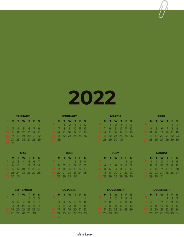 Free Business Calendar System Design Font For Calendar Clipart Transparent Background