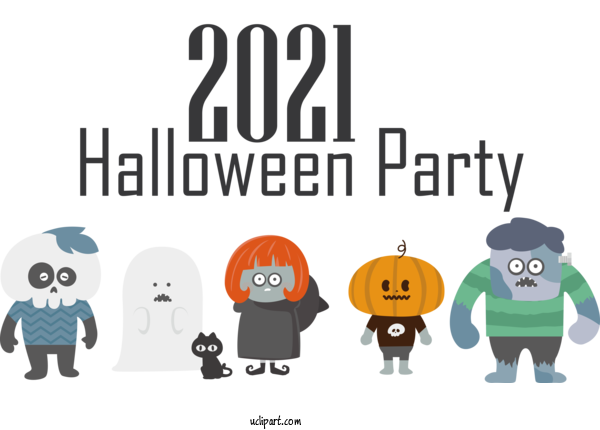 Free Holidays Cartoon FREE Trunk Or Treat Design For Halloween Clipart Transparent Background