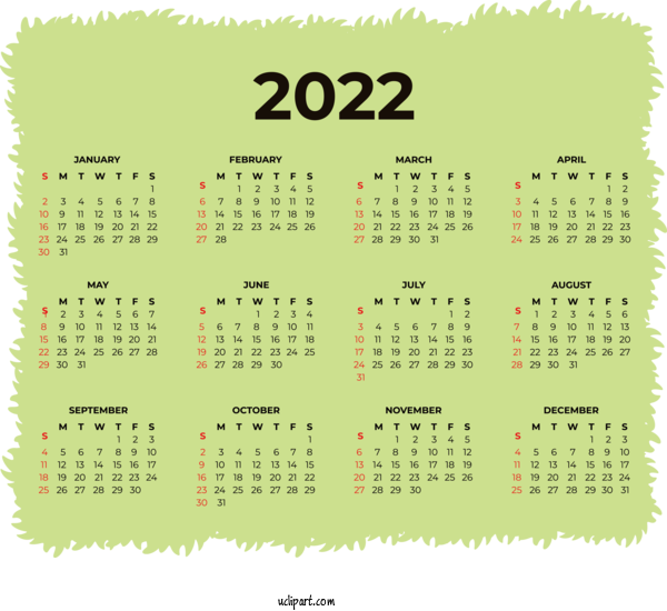Free Business Calendar System 2022 Calendar 2022 For Calendar Clipart Transparent Background