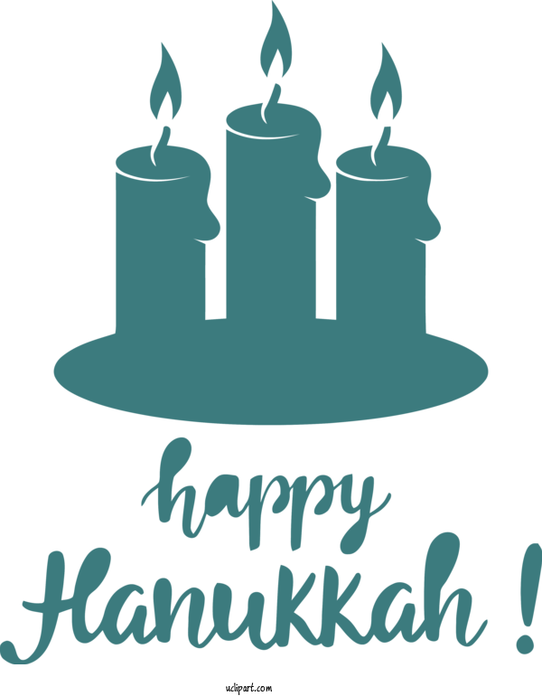 Free Holidays Logo Design Green For Hanukkah Clipart Transparent Background