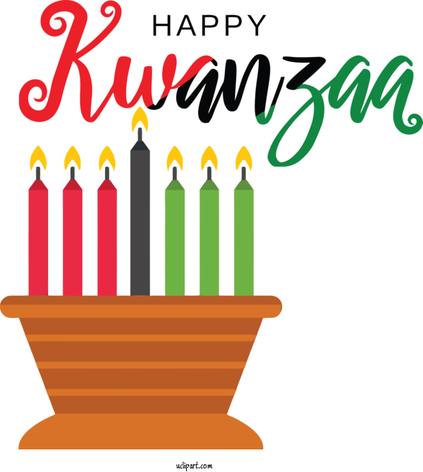 Free Holidays Kwanzaa Kinara Icon For Kwanzaa Clipart Transparent Background
