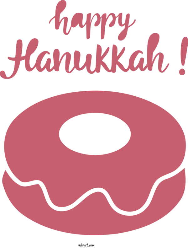 Free Holidays Logo Line Pink M For Hanukkah Clipart Transparent Background