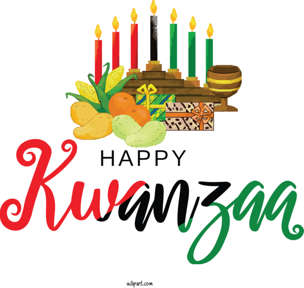 Free Holidays Logo Food Group For Kwanzaa Clipart Transparent Background