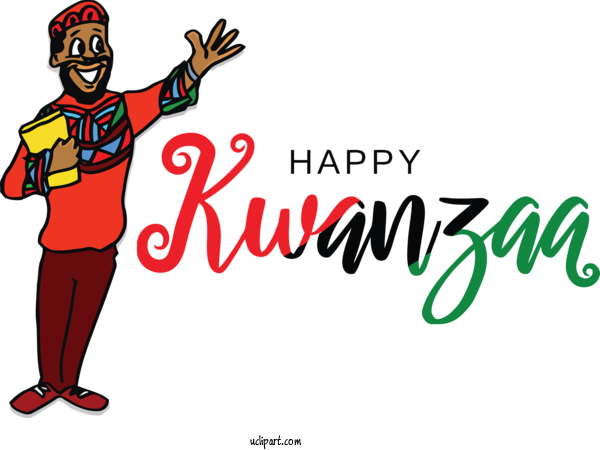 Free Holidays Human Logo Cartoon For Kwanzaa Clipart Transparent Background