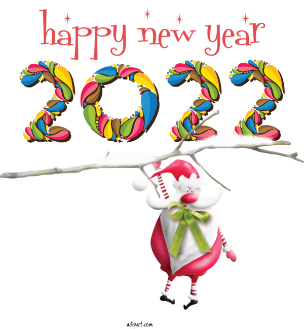 Free Holidays Renesmee Animal Figurine Line For New Year 2022 Clipart Transparent Background