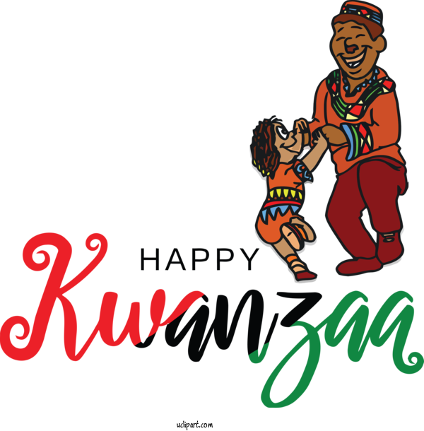 Free Holidays Human Childhood Arthritis Cartoon For Kwanzaa Clipart Transparent Background