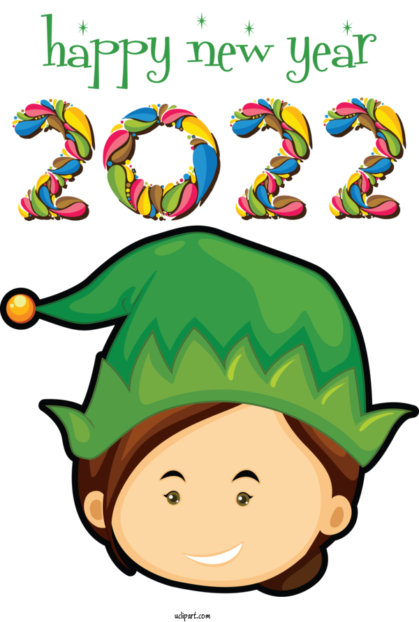 Free Holidays Human Renesmee Hat For New Year 2022 Clipart Transparent Background