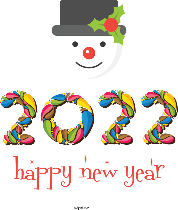 Free Holidays Logo Renesmee Design For New Year 2022 Clipart Transparent Background