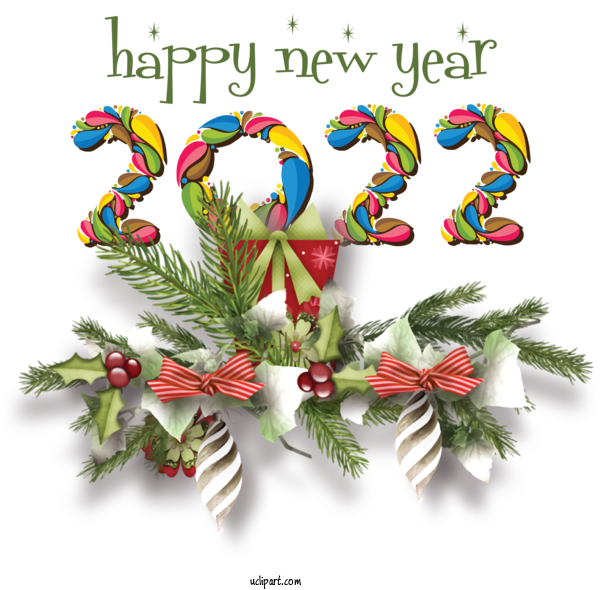 Free Holidays New Year New Year 2022 Christmas Day For New Year 2022 Clipart Transparent Background