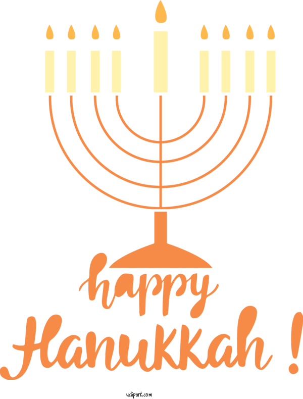 Free Holidays Candle Candle Holder Logo For Hanukkah Clipart Transparent Background