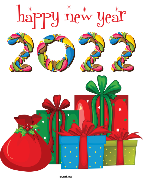 Free Holidays Renesmee Line Plant For New Year 2022 Clipart Transparent Background