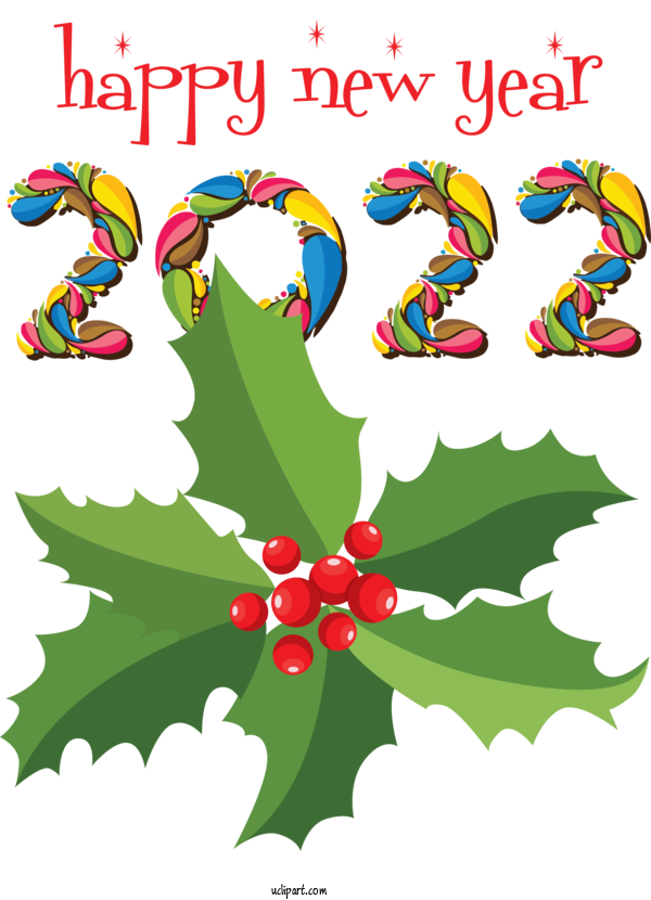 Free Holidays Christmas Day New Year Holiday For New Year 2022 Clipart Transparent Background