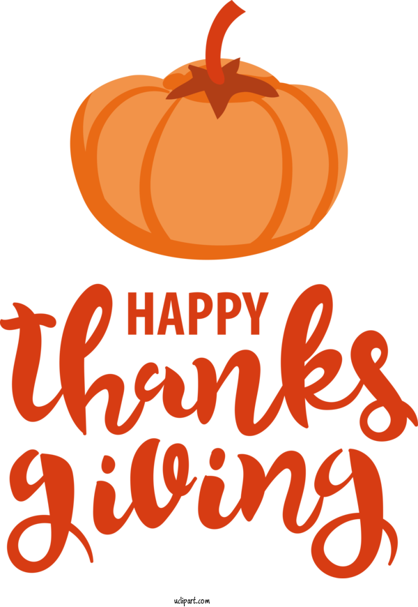 Free Holidays Vegetable Logo Pumpkin For Thanksgiving Clipart Transparent Background