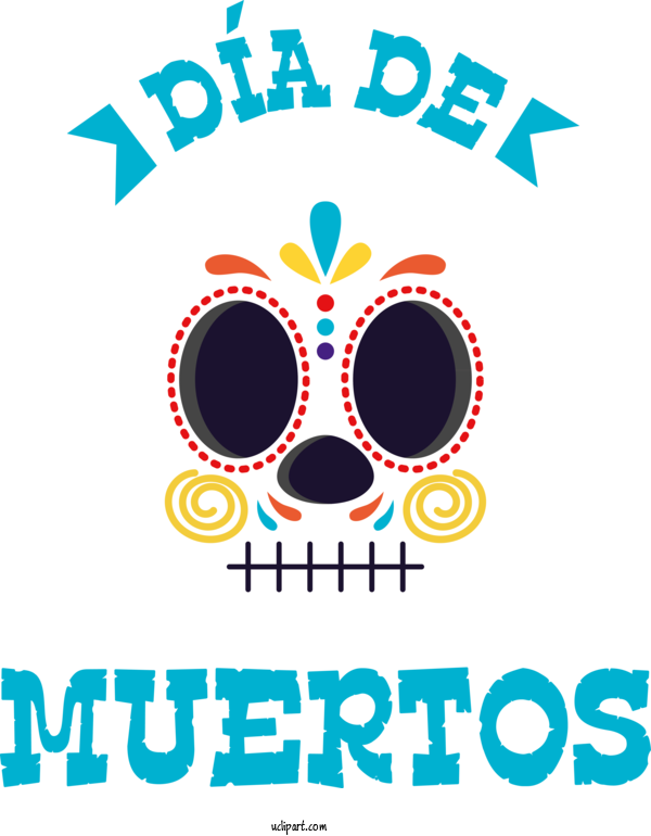 Free Holidays Logo Design North Queensland Cowboys For Day Of The Dead Clipart Transparent Background