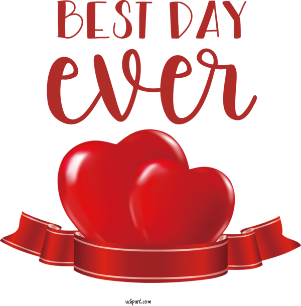 Free Occasions Valentine's Day Heart For Wedding Clipart Transparent Background