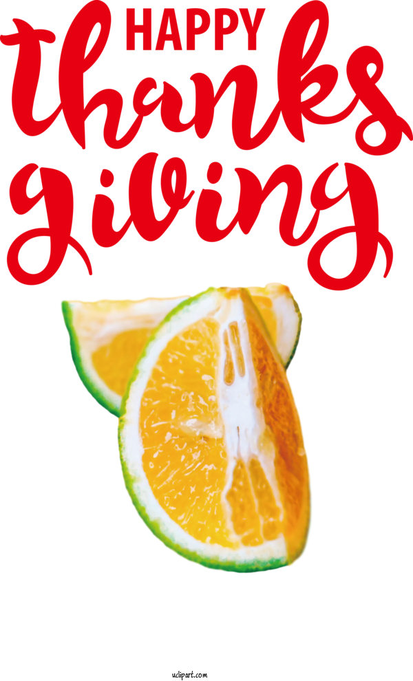 Free Holidays Vegetarian Cuisine Orange Mandarin Orange For Thanksgiving Clipart Transparent Background