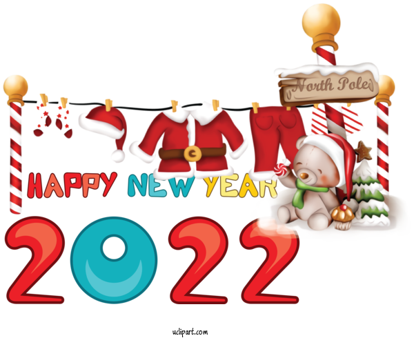 Free Holidays Mrs. Claus Christmas Day New Year For New Year 2022 Clipart Transparent Background