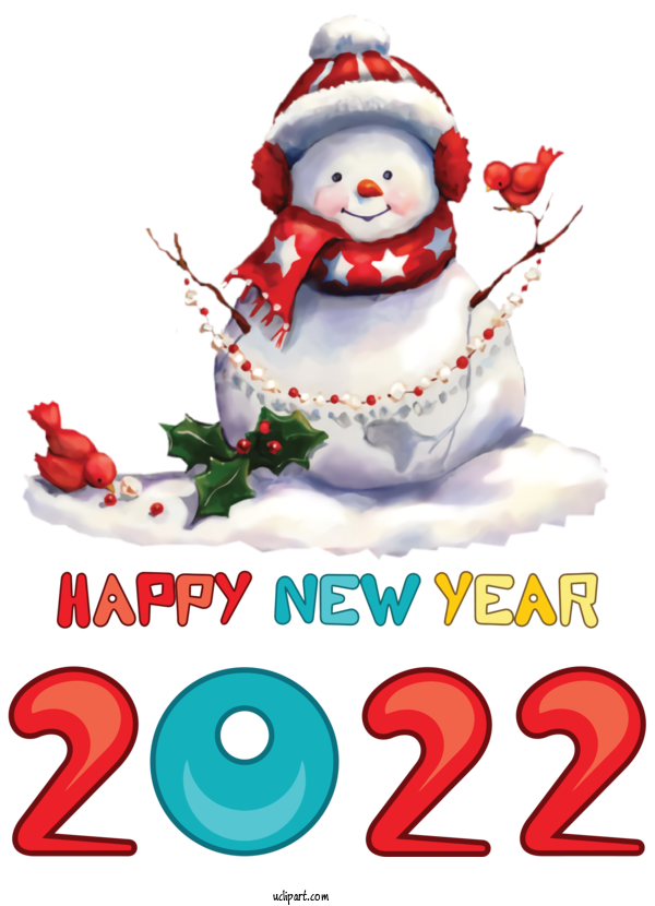Free Holidays Christmas Graphics Snowman Christmas Day For New Year 2022 Clipart Transparent Background