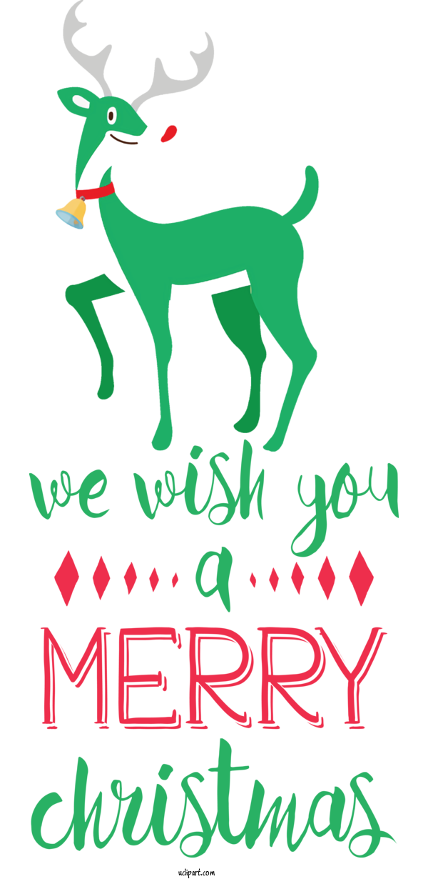 Free Holidays Reindeer Deer Christmas Tree For Christmas Clipart Transparent Background