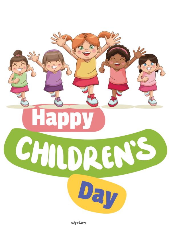 Free Holidays Drawing Traditionally Animated Film Cartoon For Children's Day Clipart Transparent Background