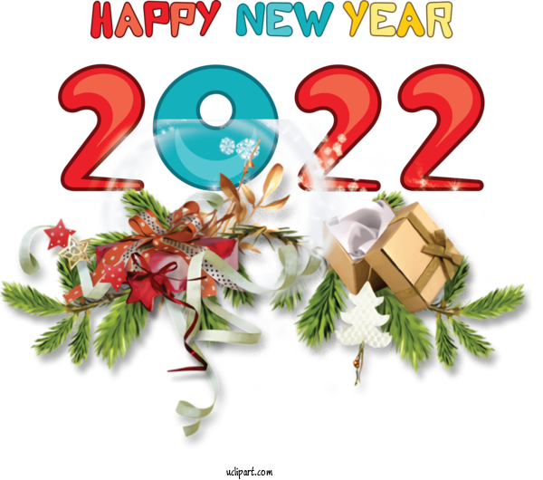Free Holidays New Year Christmas Day New Year For New Year 2022 Clipart Transparent Background