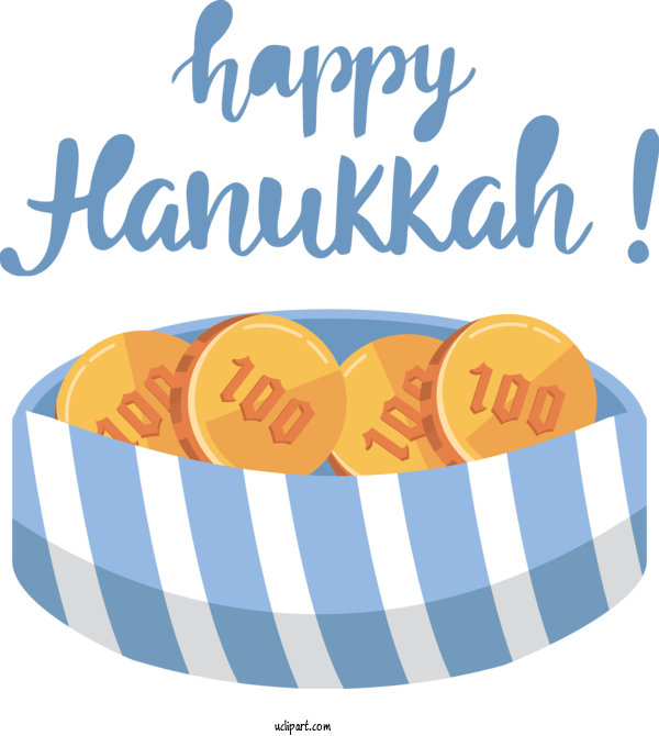 Free Holidays Logo Line Yellow For Hanukkah Clipart Transparent Background