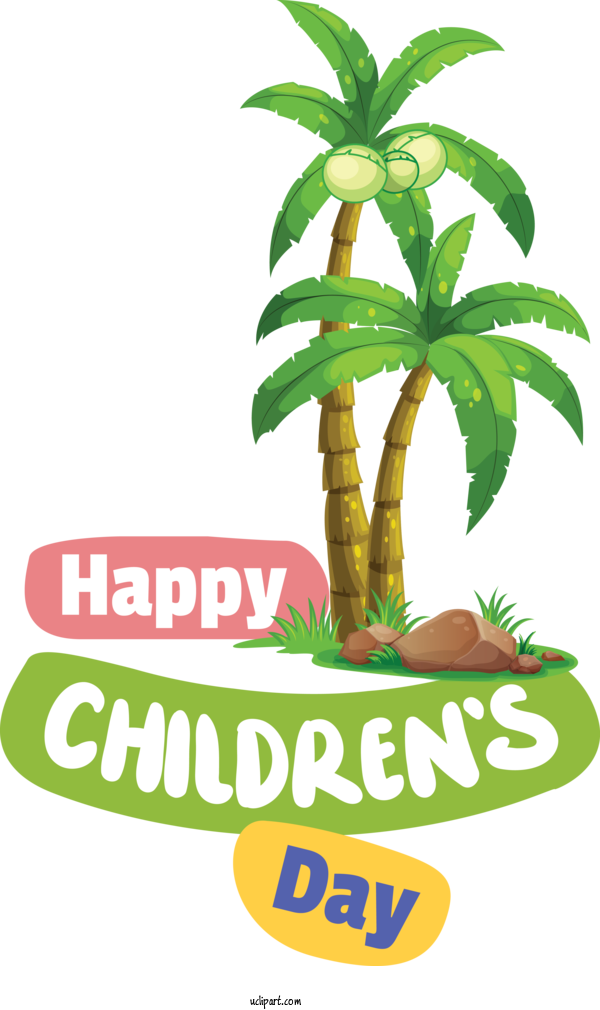 Free Holidays Cartoon Drawing Tree For Children's Day Clipart Transparent Background