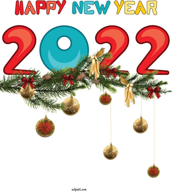 Free Holidays Bauble Christmas Day Fir For New Year 2022 Clipart Transparent Background
