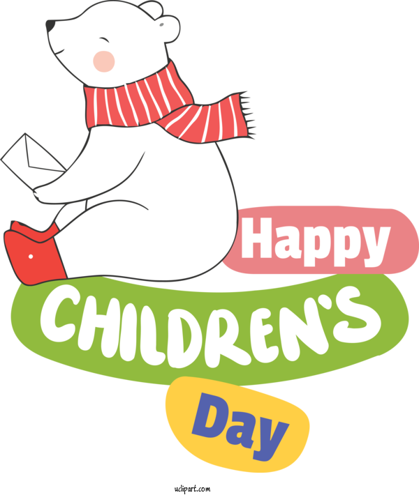 Free Holidays Design Human Logo For Children's Day Clipart Transparent Background