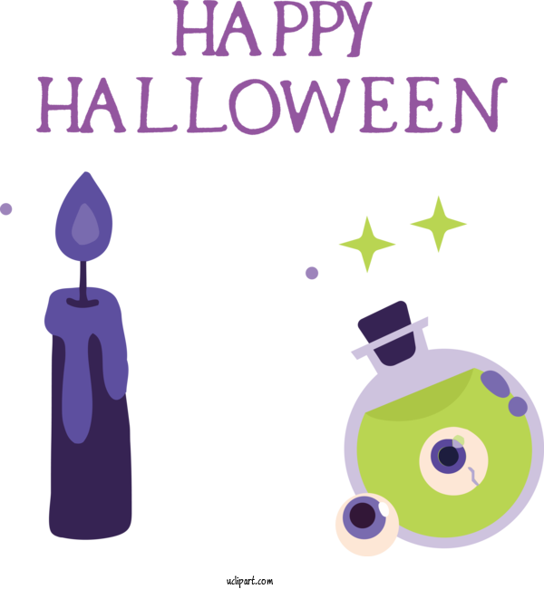 Free Holidays Design Human Logo For Halloween Clipart Transparent Background