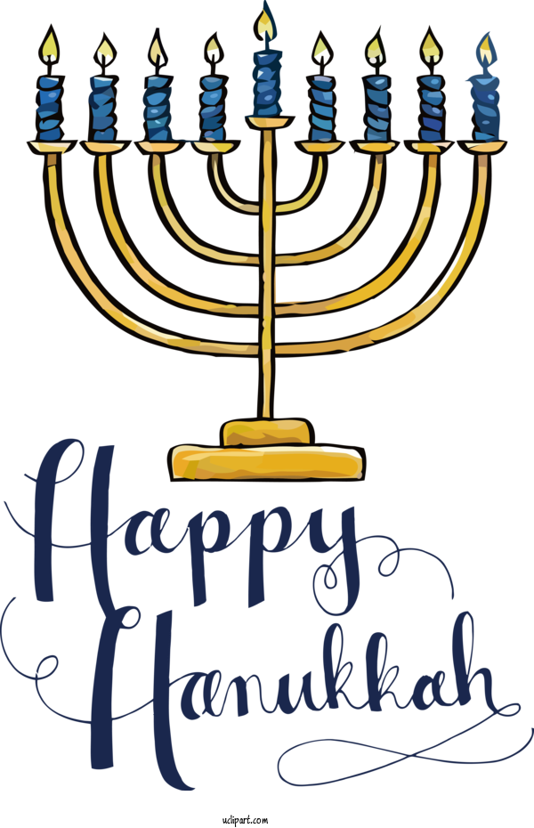 Free Holidays HANUKKAH (JEWISH FESTIVAL) Hanukkah Hanukkah Menorah For Hanukkah Clipart Transparent Background