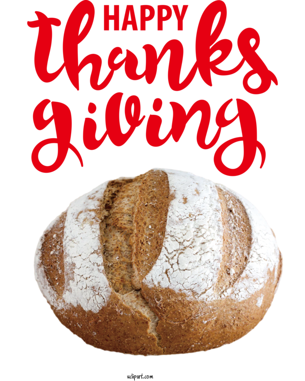 Free Holidays Rye Bread Baking Whole Grain For Thanksgiving Clipart Transparent Background