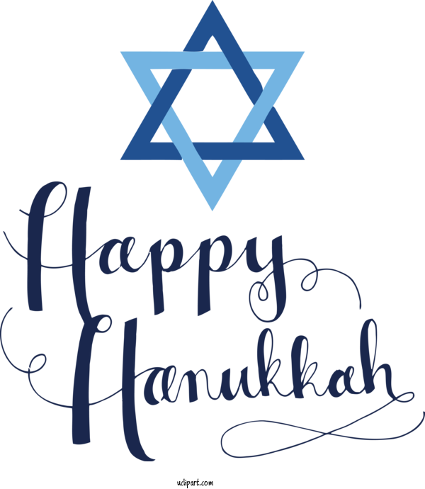 Free Holidays Design Human Logo For Hanukkah Clipart Transparent Background