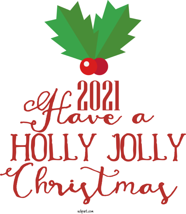 Free Holidays Leaf Logo Line For Christmas Clipart Transparent Background