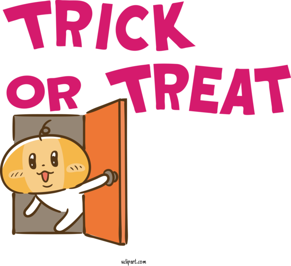 Free Holidays Human Cartoon Logo For Halloween Clipart Transparent Background