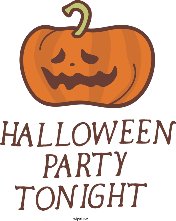 Free Holidays Logo Cartoon Line For Halloween Clipart Transparent Background