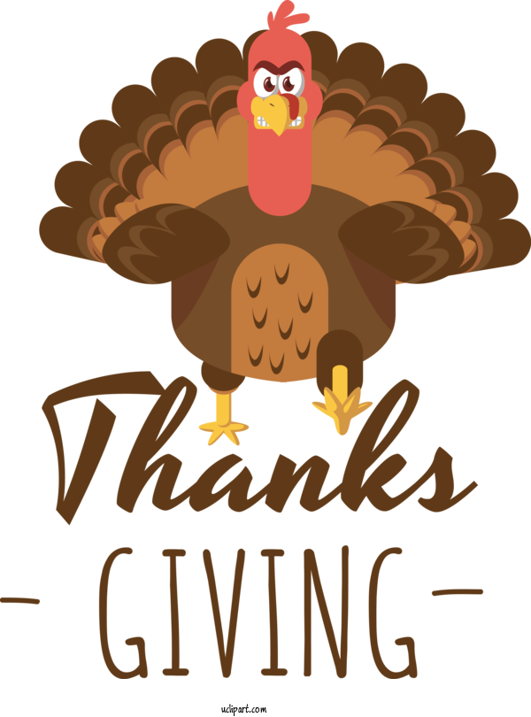 Free Holidays Birds Logo Beak For Thanksgiving Clipart Transparent Background
